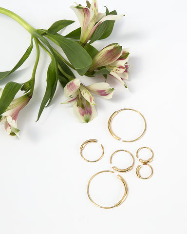 Loop earrings - Available In Three Sizes