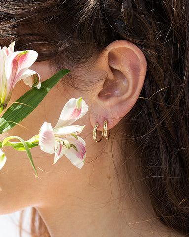 Loop earrings - Available In Three Sizes