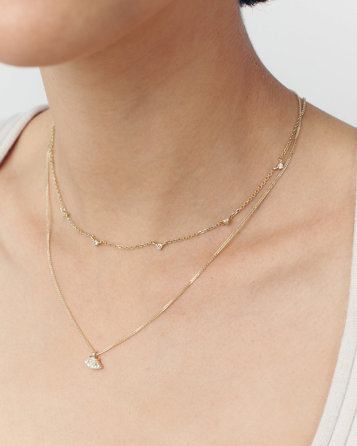 Terra Necklace - Champagne Diamond