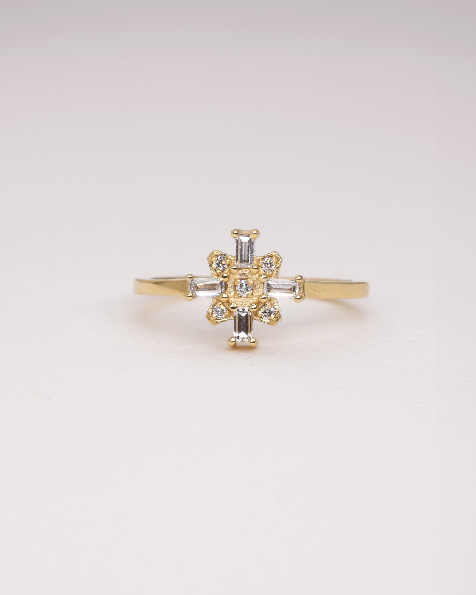 Adele Diamond Flower Ring