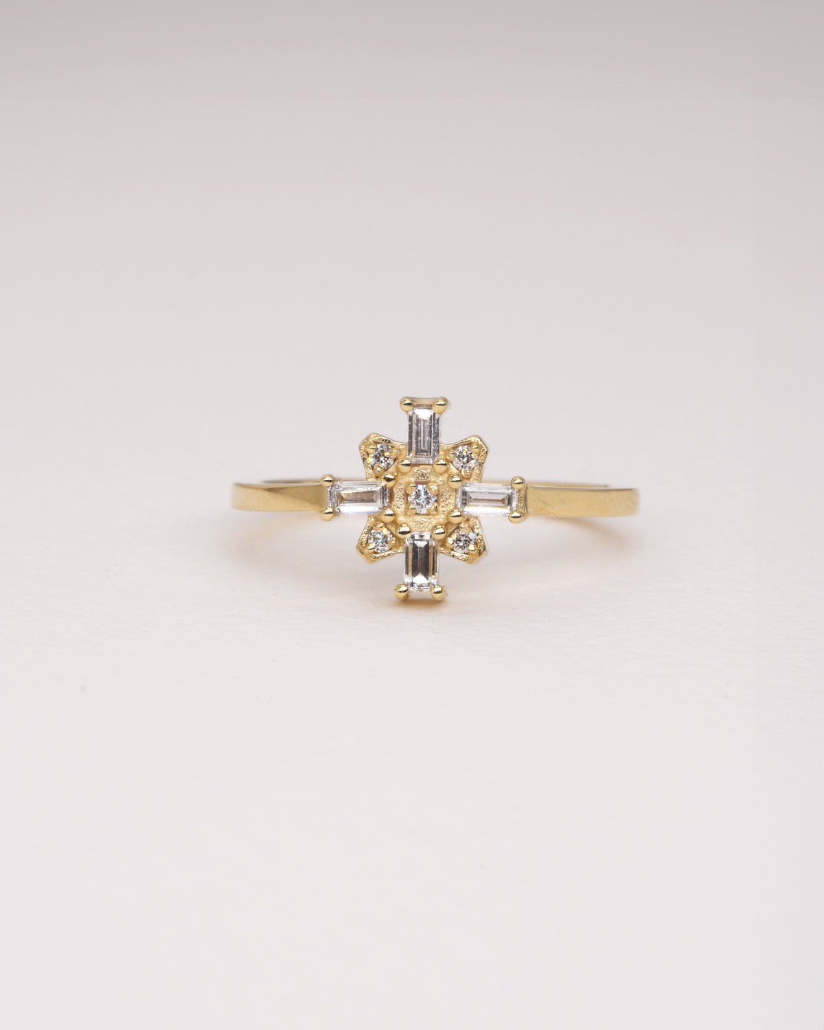 Adele Diamond Flower Ring