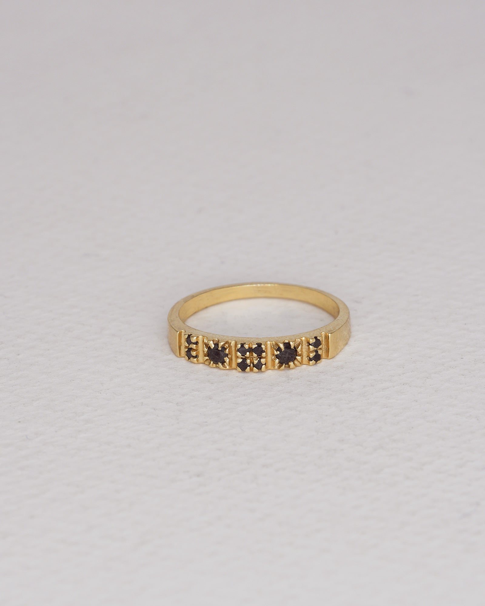Lili Black Diamonds Ring