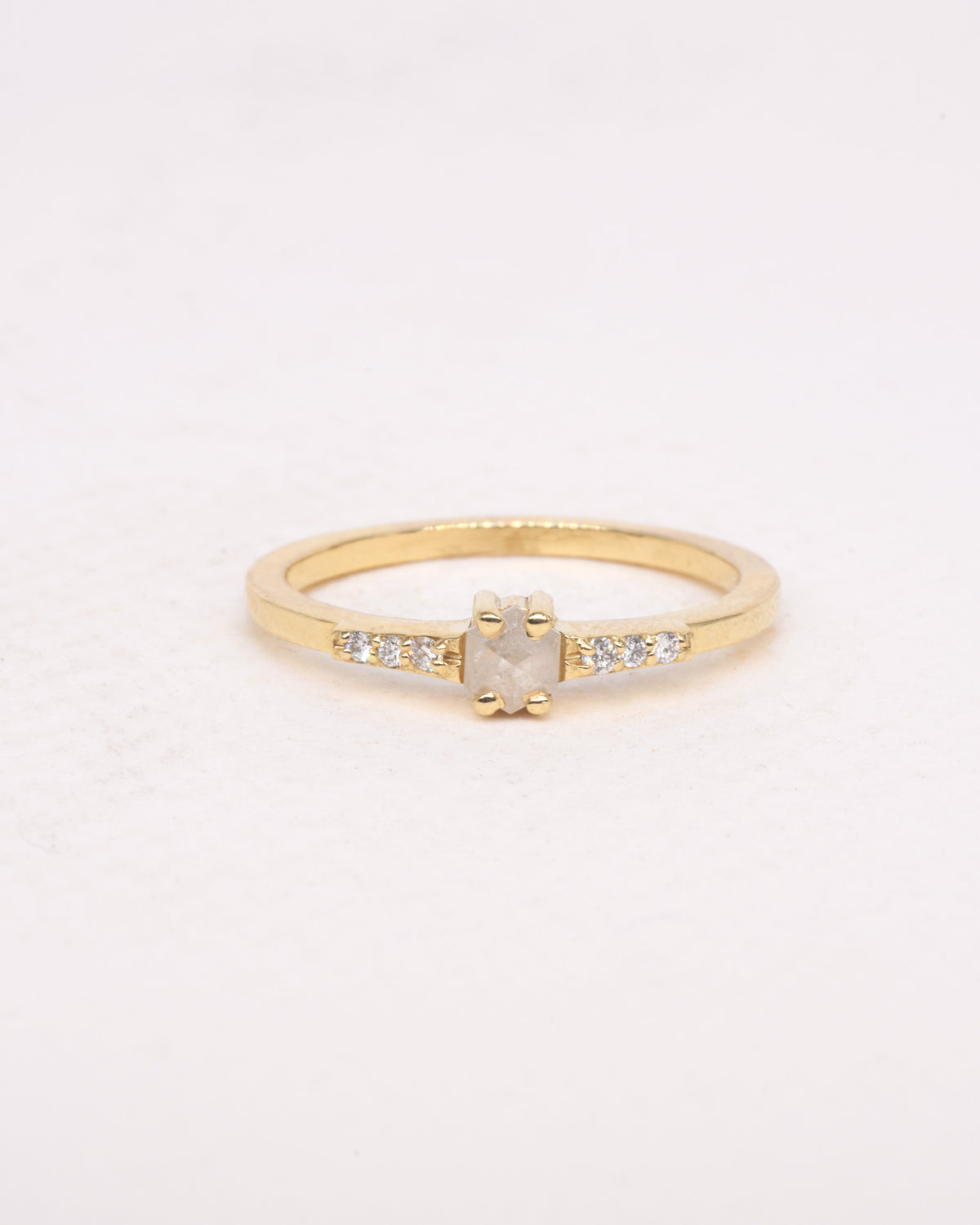 Ann Ring - Off White Diamond