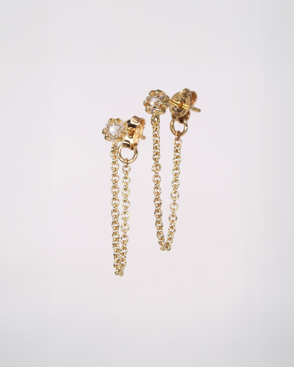 Lola Earrings - White Diamonds