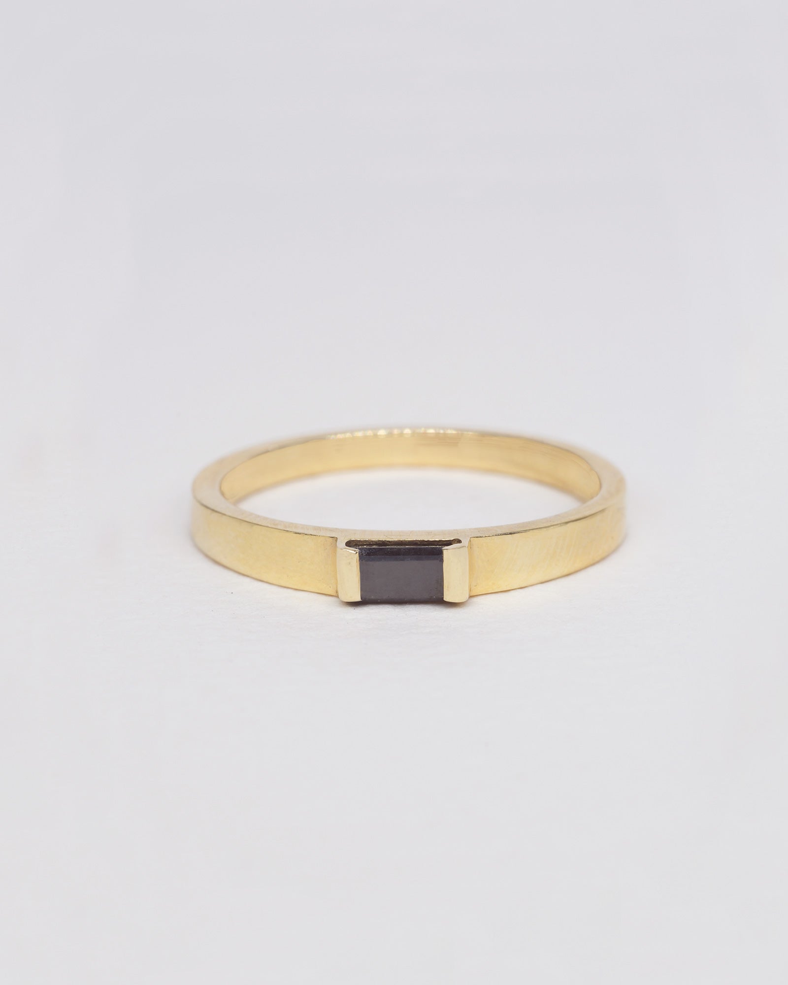 טבעת ארט דקו - יהלום שחור