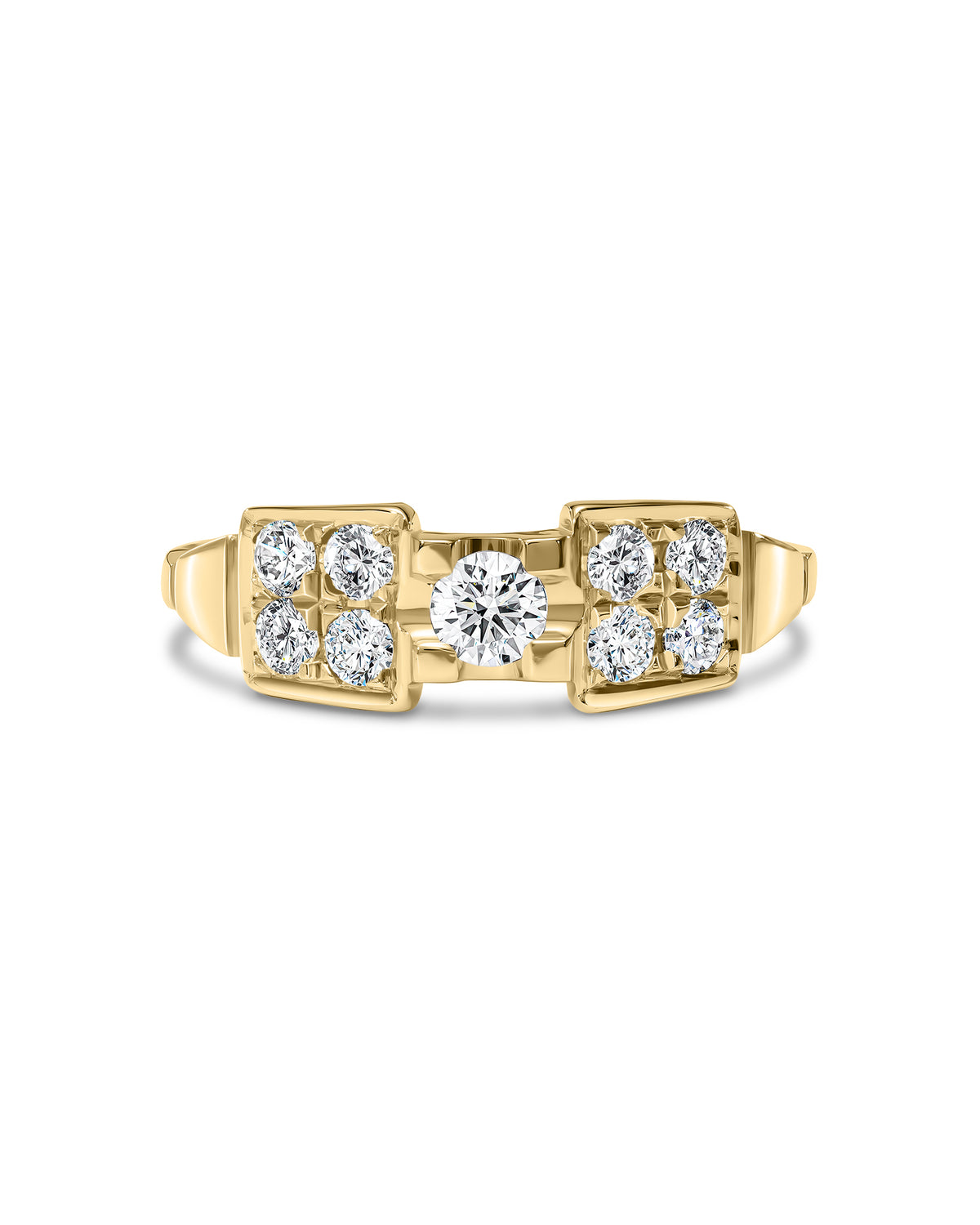 14k Gold ring with diamond accent