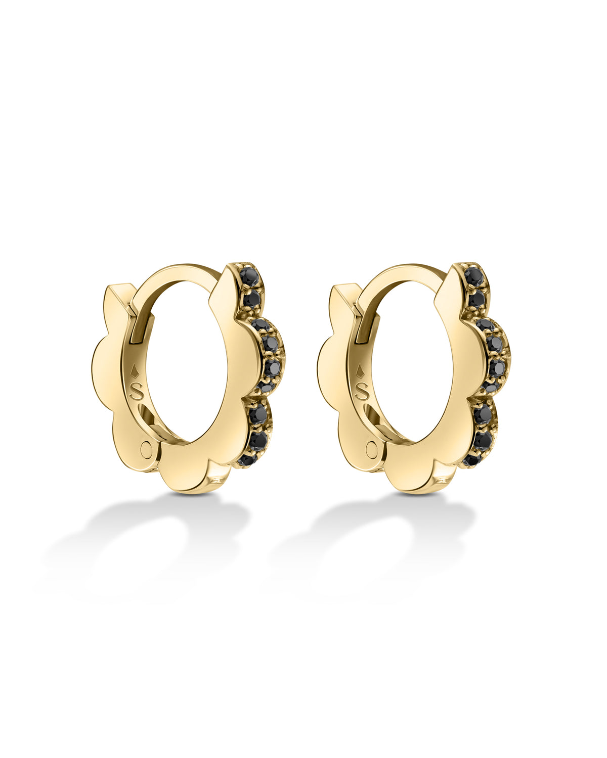 Flora Black Diamonds Earrings