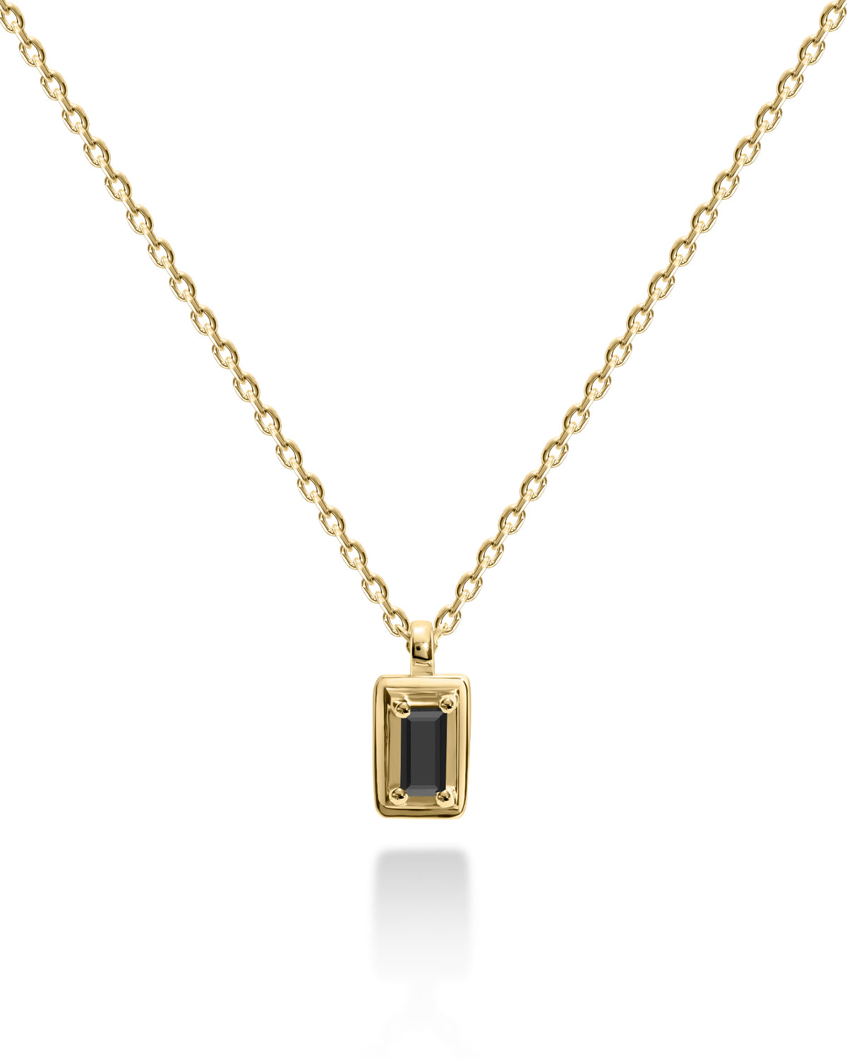 Deco Necklace - Black Diamond