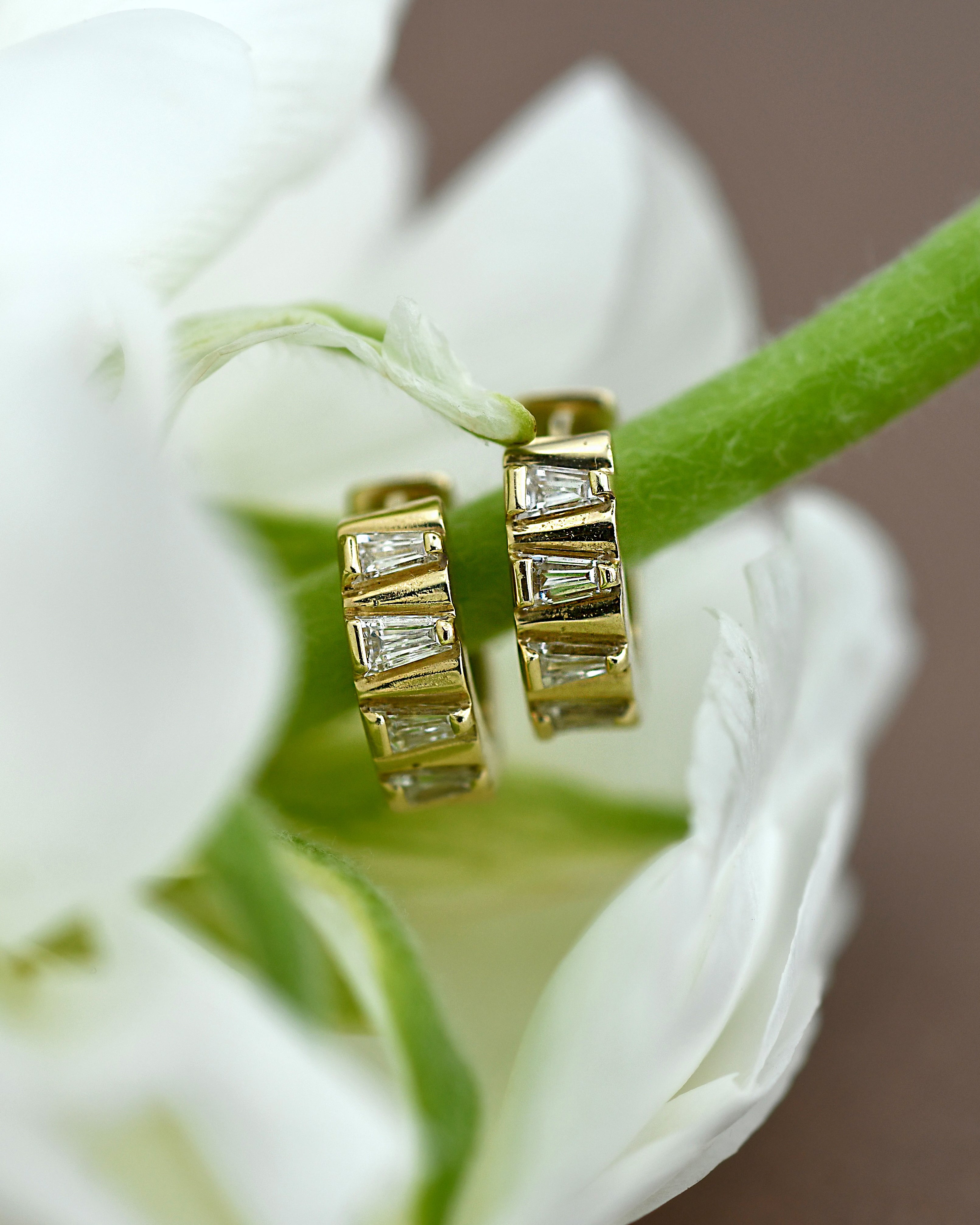 Jackie White Diamonds Earrings