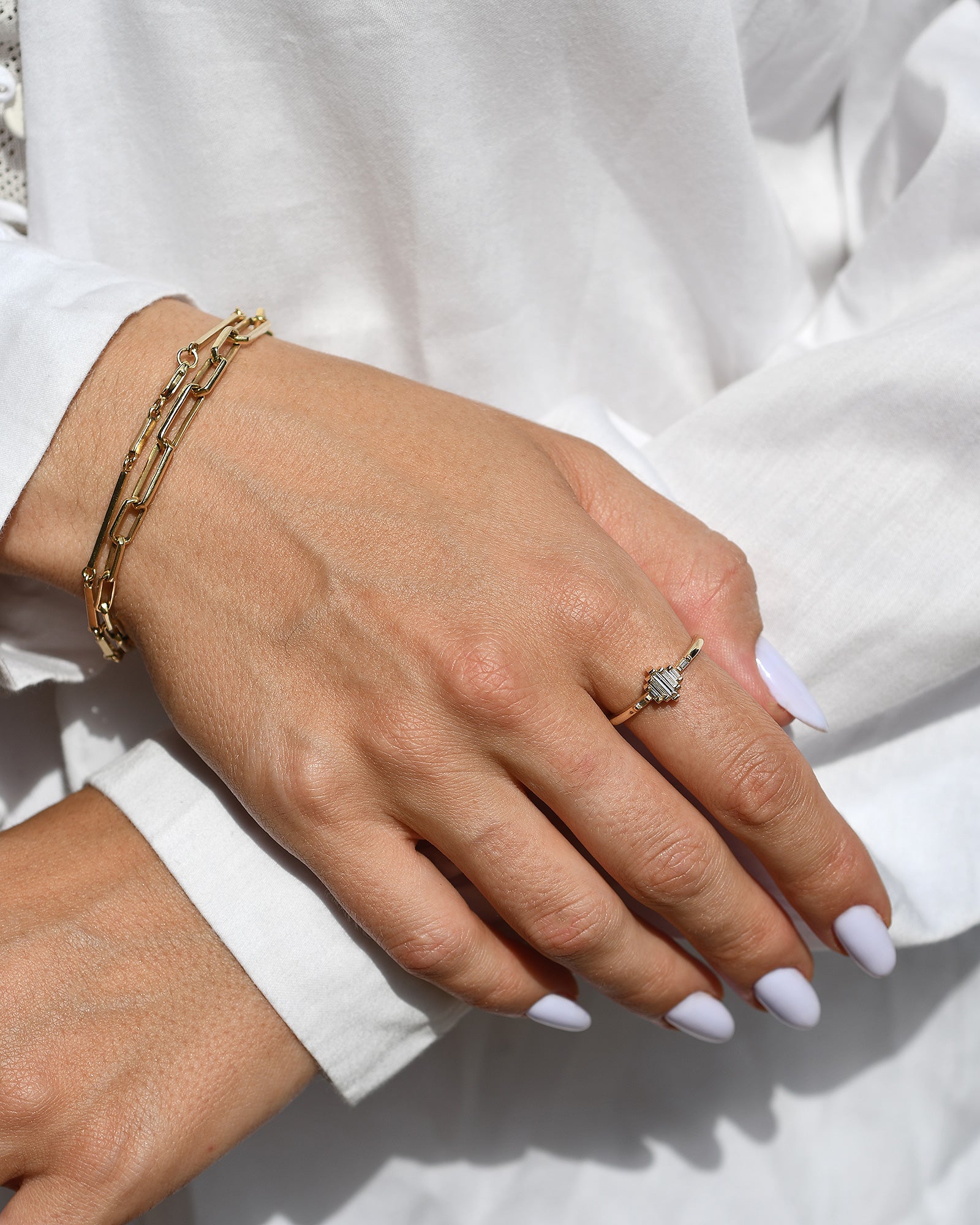 ROMI white diamonds ring