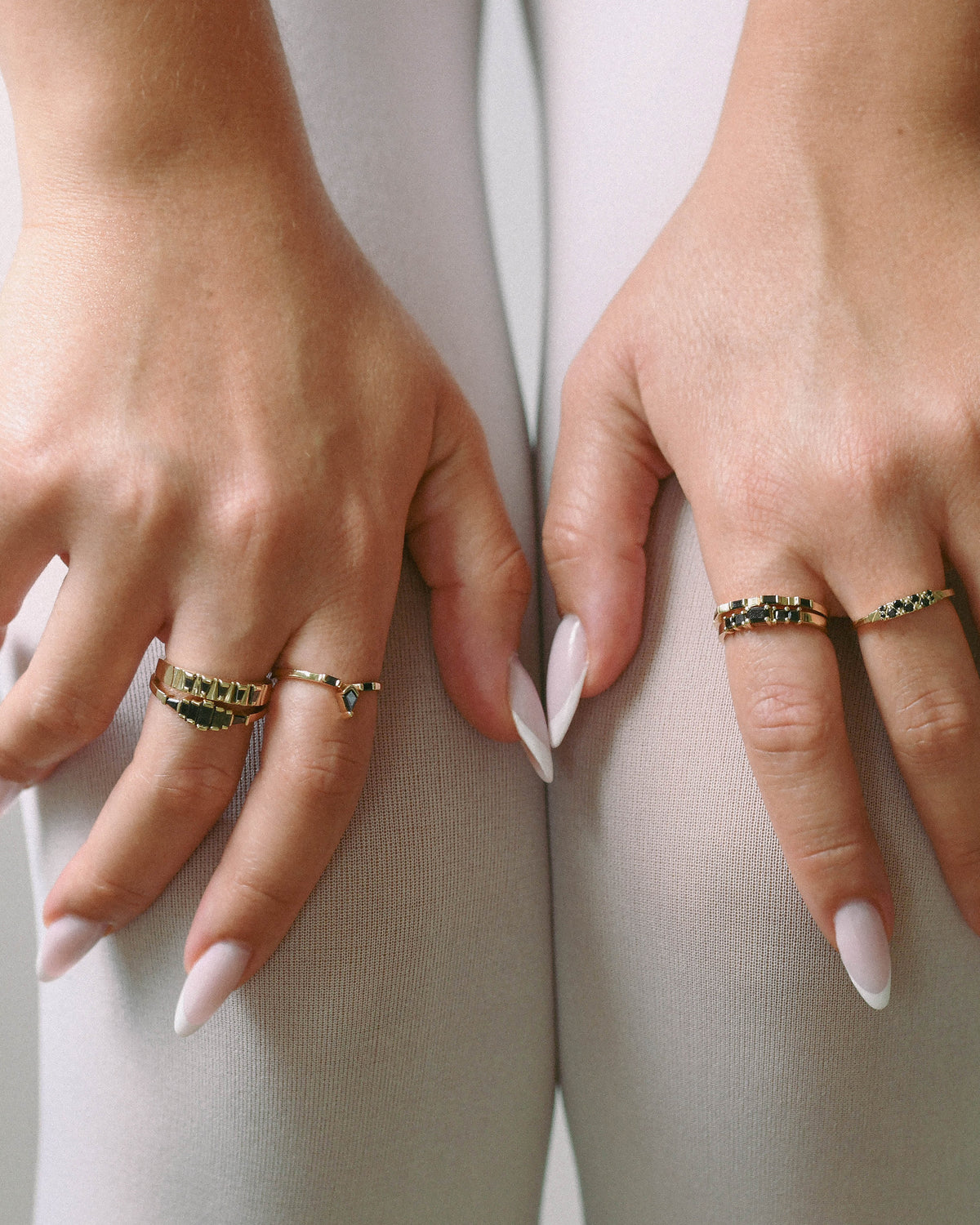 Paris Black Diamonds Ring