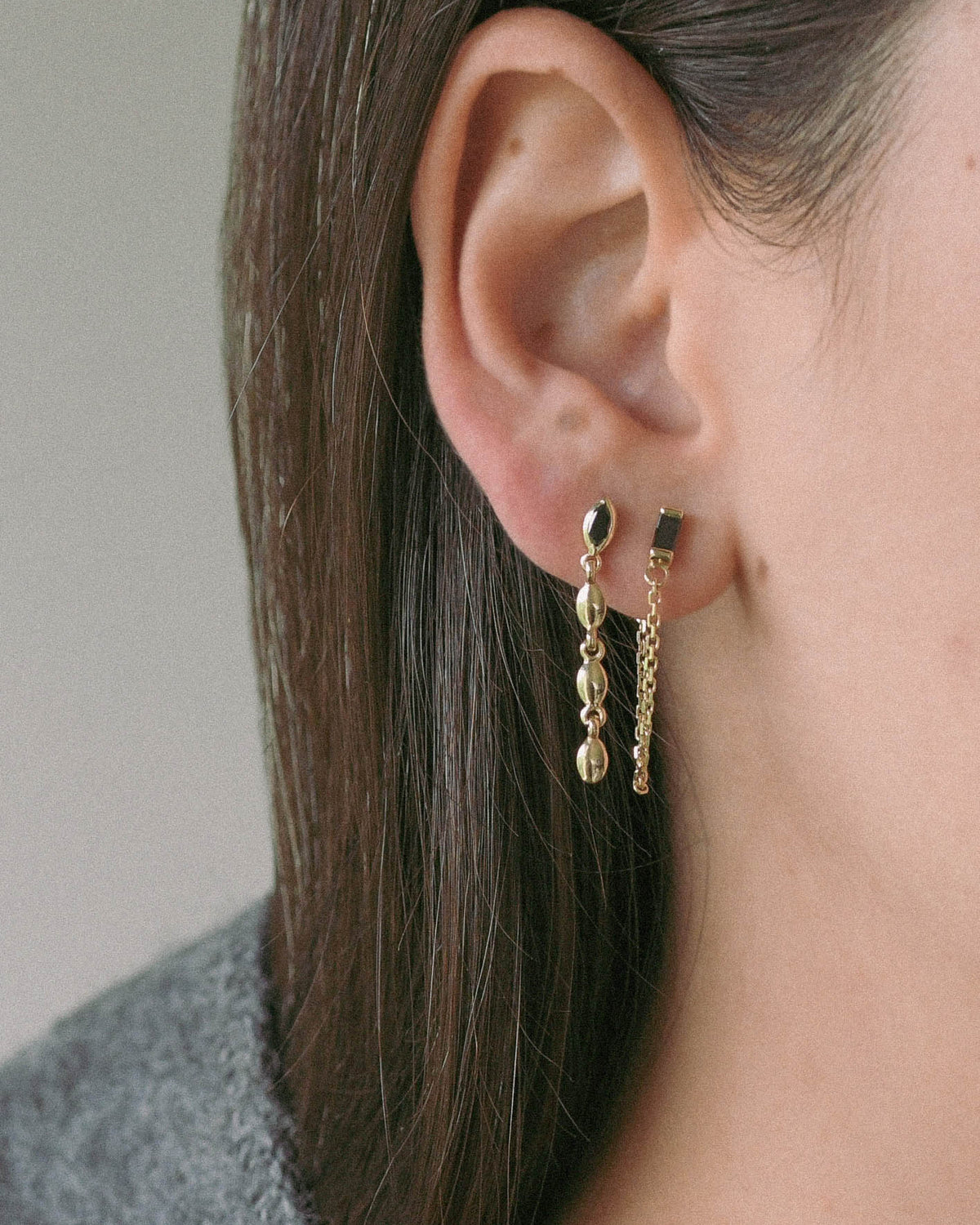 Renee black Diamonds Earrings