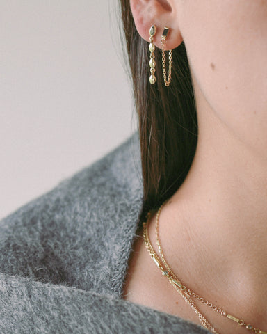 Renee black Diamonds Earrings