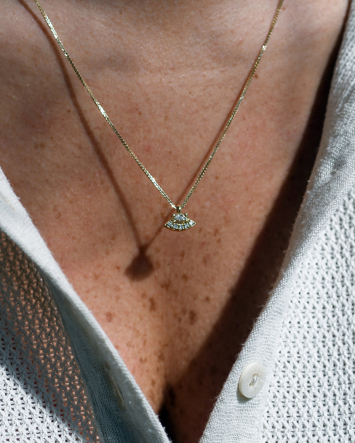 Terra Necklace - Champagne Diamond