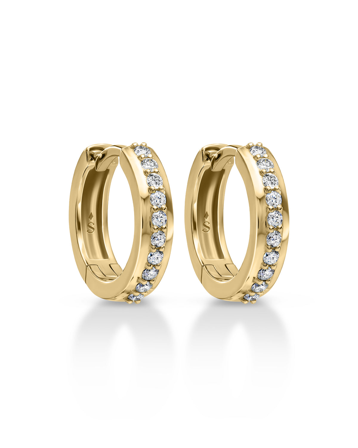 Billy Sparkle Earrings - White Diamonds