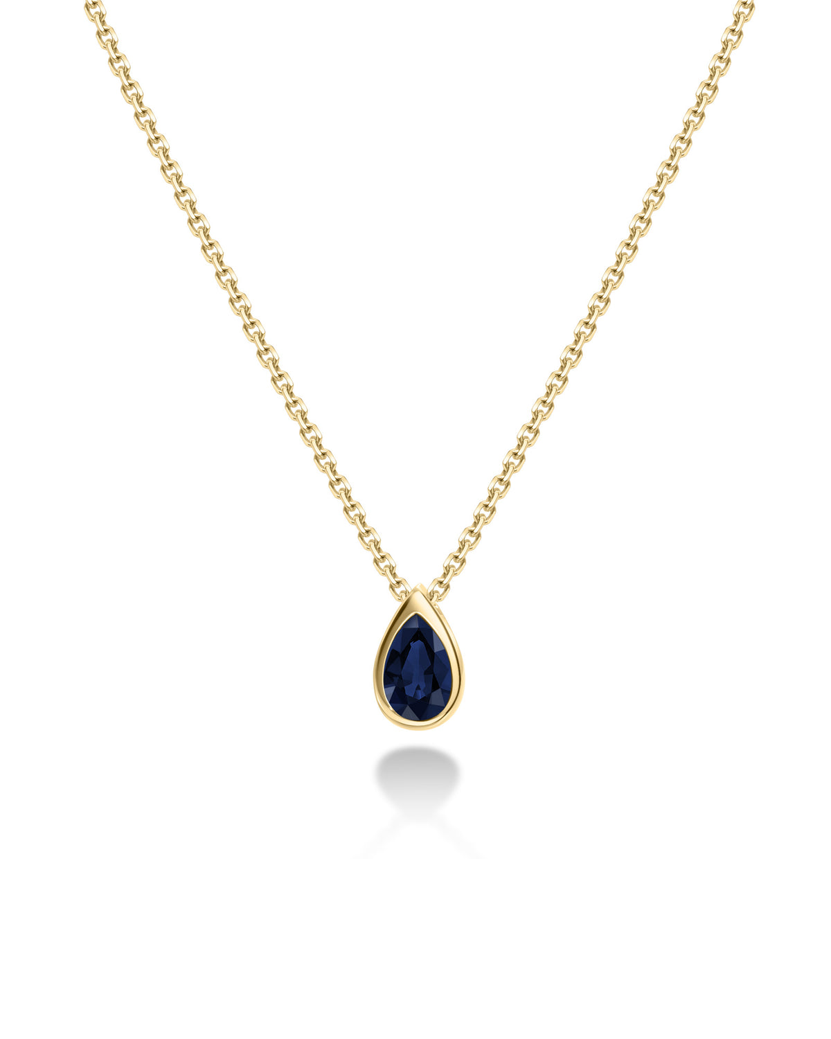 Drop Necklace - Sapphire