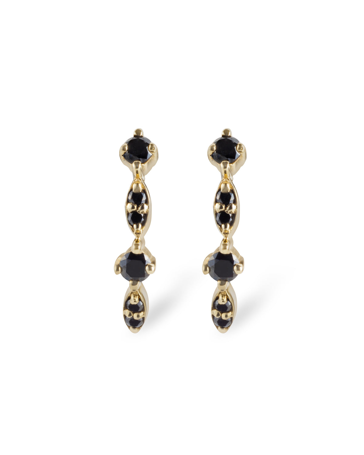 Ivy Black Diamonds Earrings