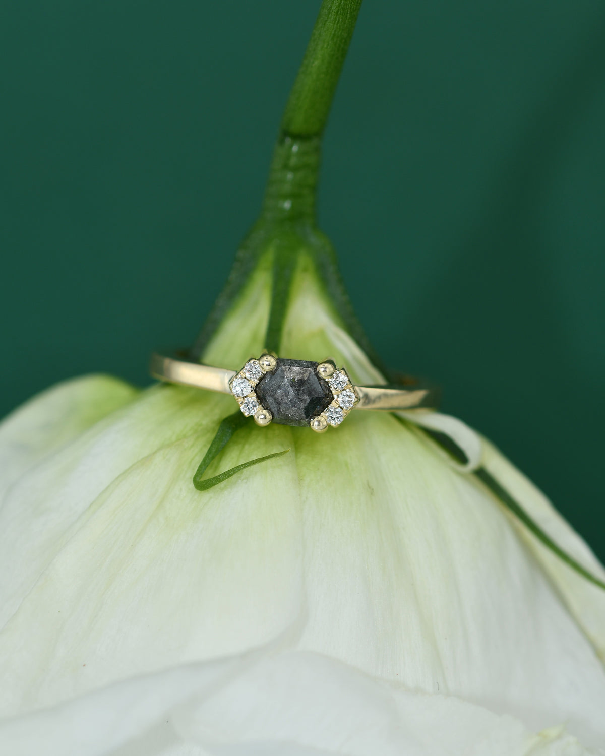lara gray diamond ring