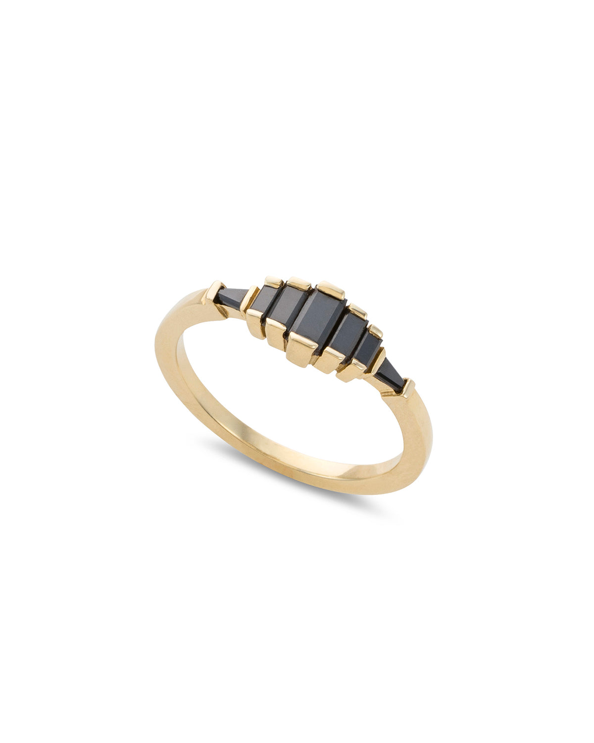 Madrid Black Diamonds Ring