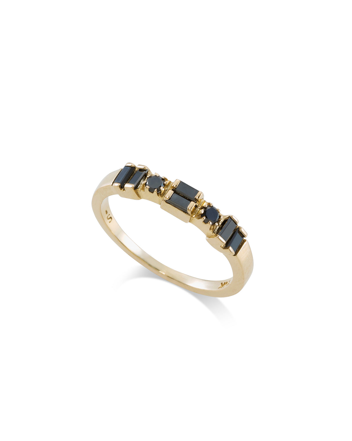 Mili Black Diamonds Ring