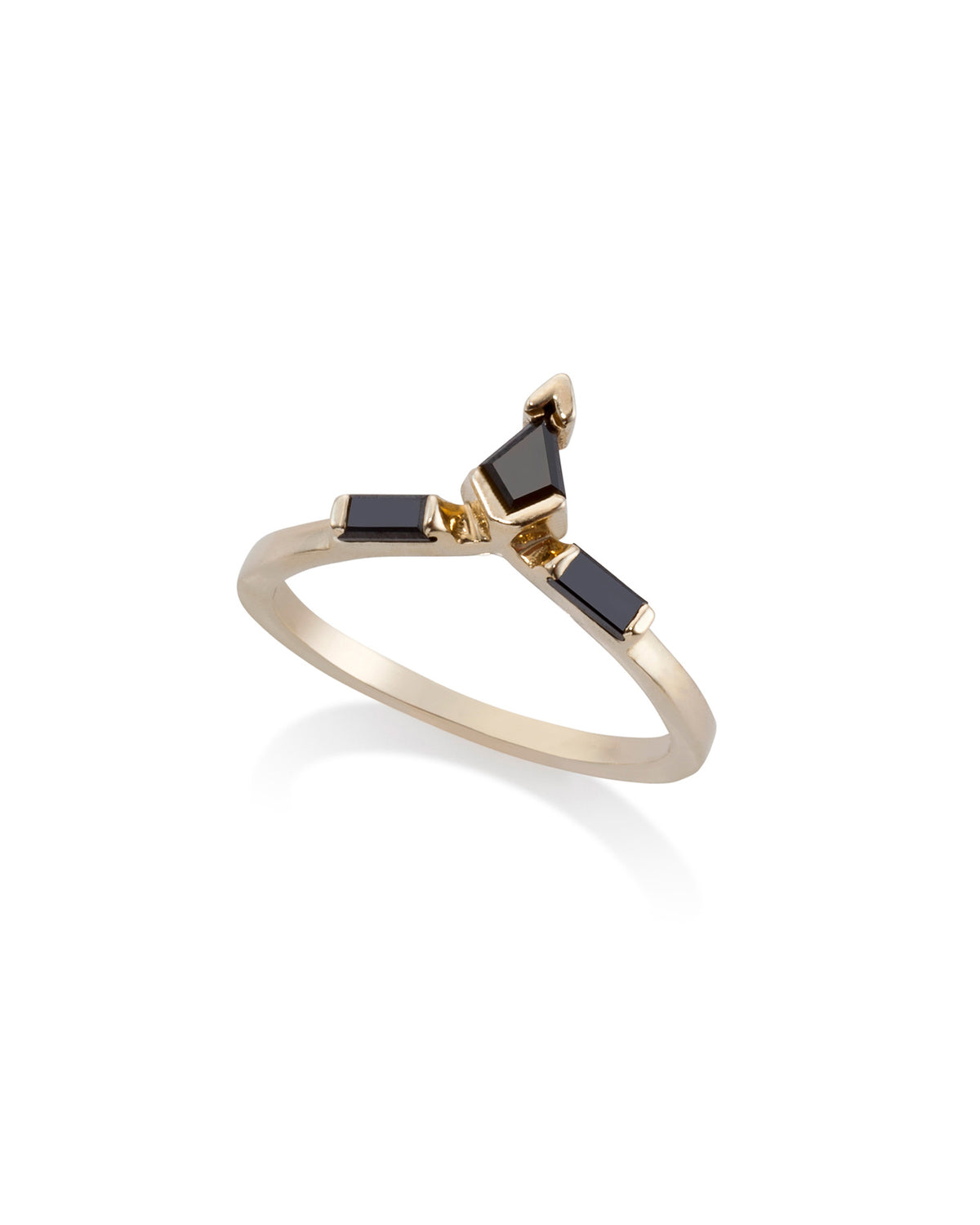 Paris Black Diamonds Ring