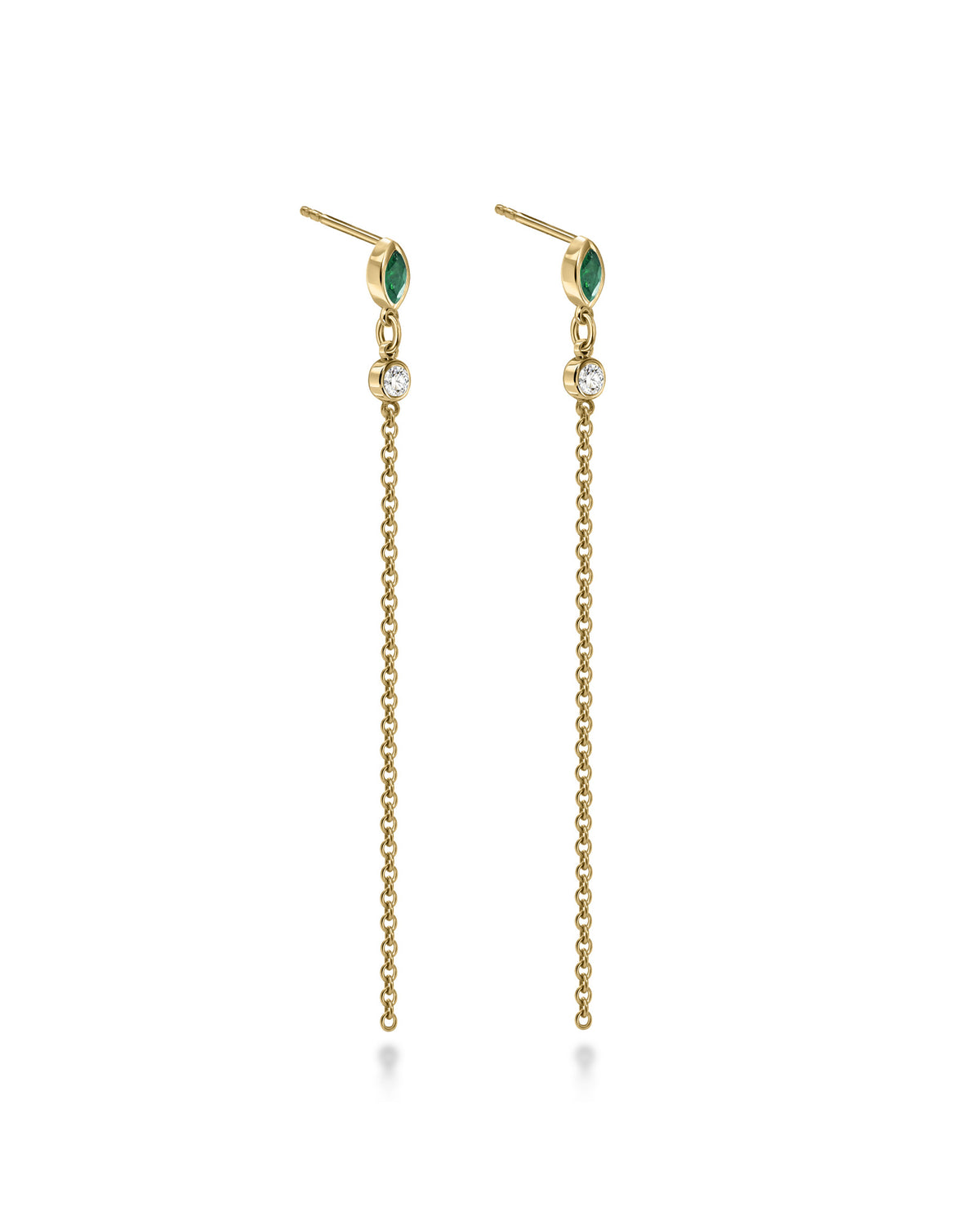 Rainbow Earrings - Emerald