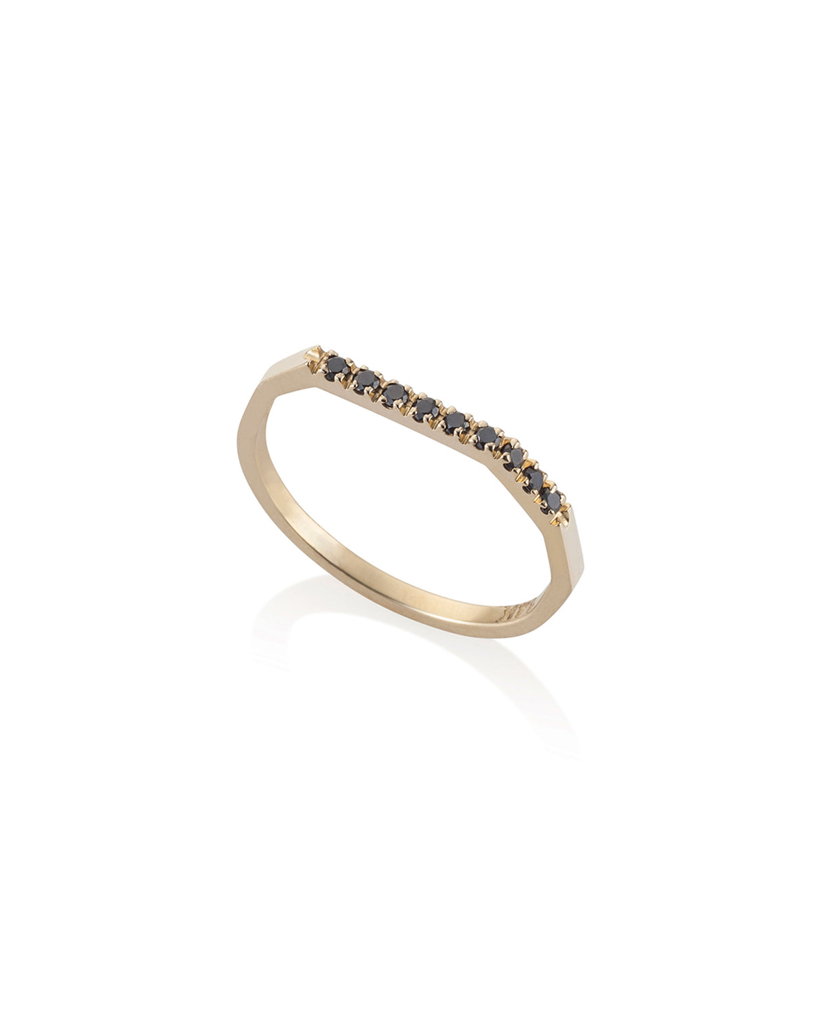 טבעת ריו יהלומים שחורים