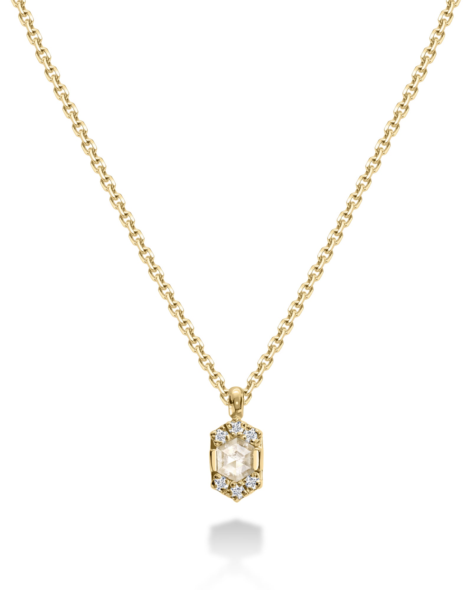 gold and diamonds necklace