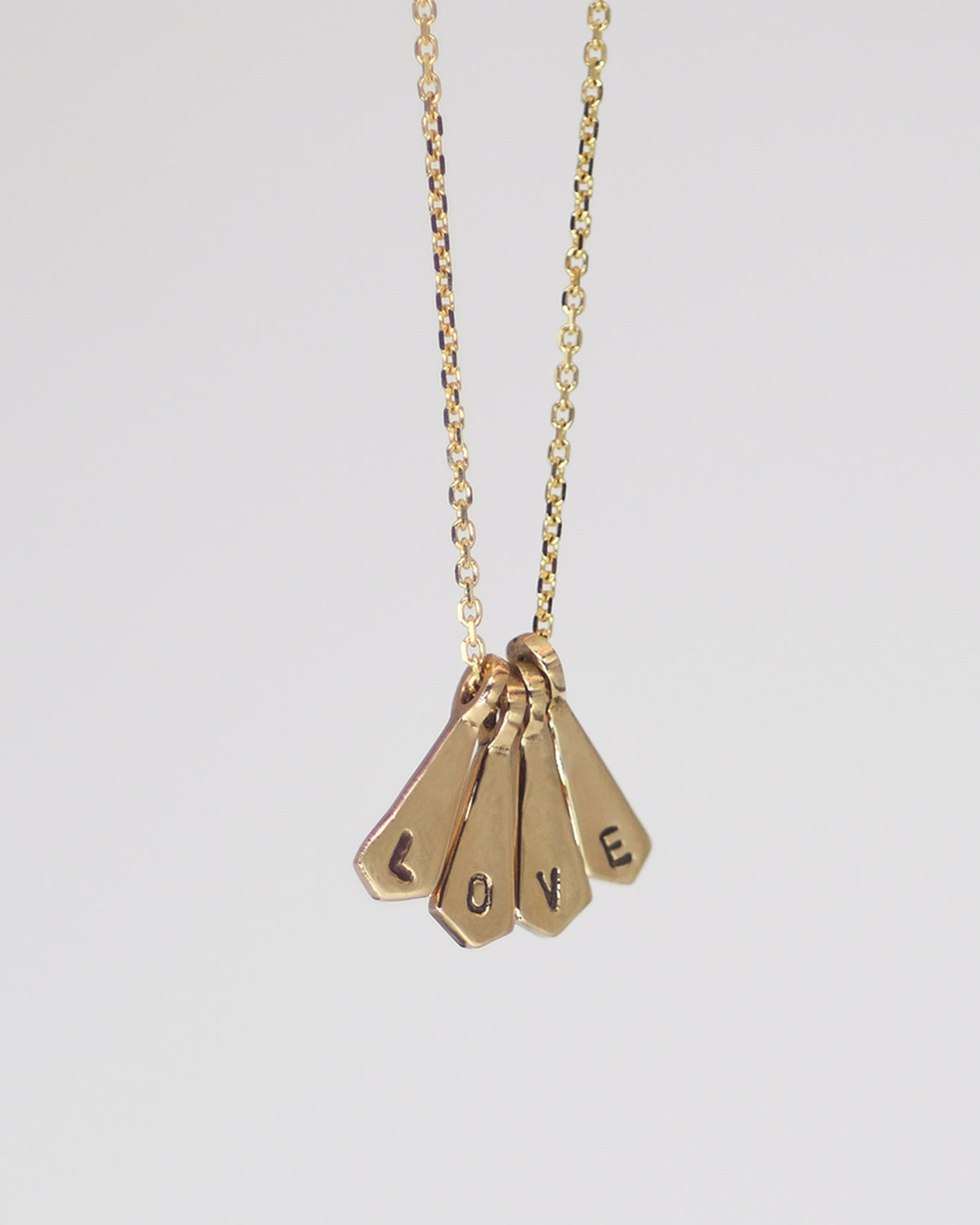 Letter Necklace - Four Small Letters