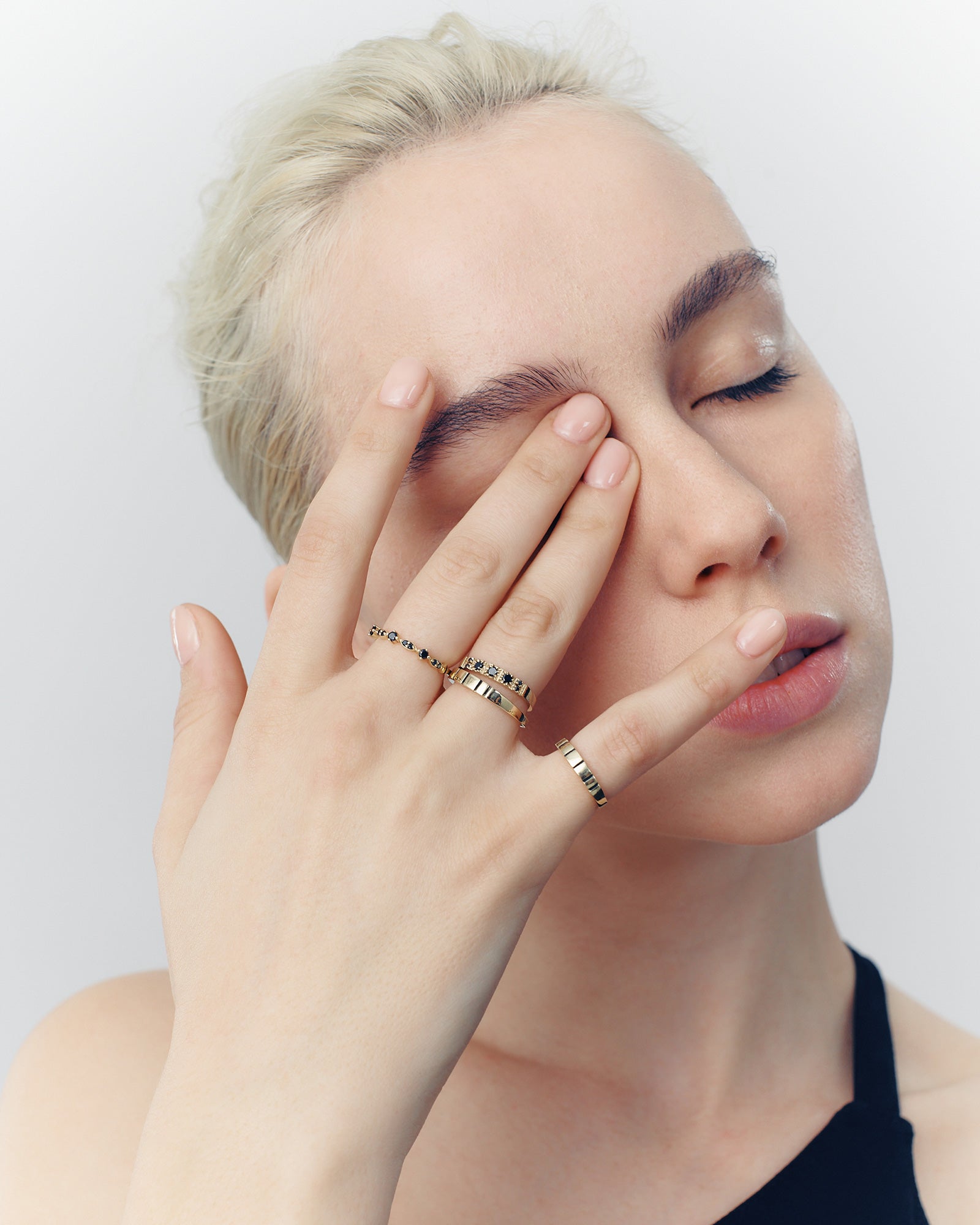 Black Diamonds Rings