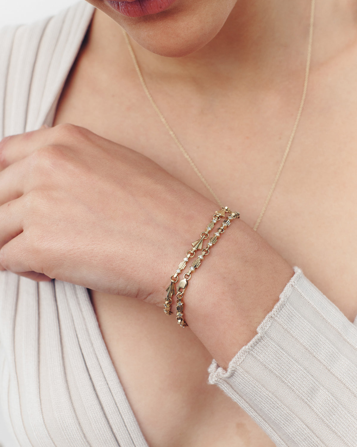 Toulouse Bracelet - White Diamonds